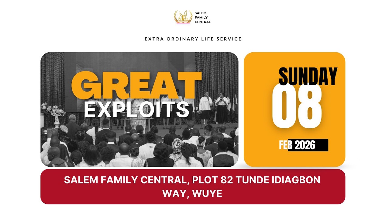 EXTRAL ORDINARY LIFE SERVICE  | SALEM FAMILY CENTRAL | 8 FEB, 2026