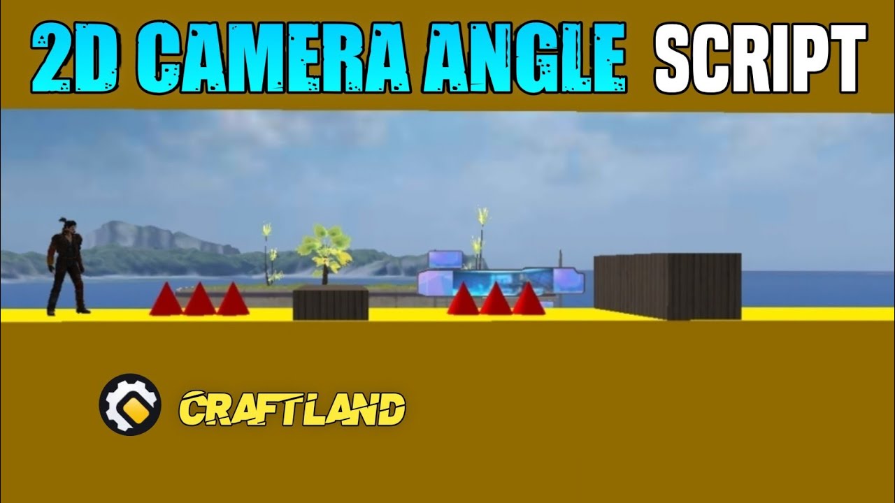 How To Make 2D Camera Angle in Free Fire Craftland | Side View Script 🔥
