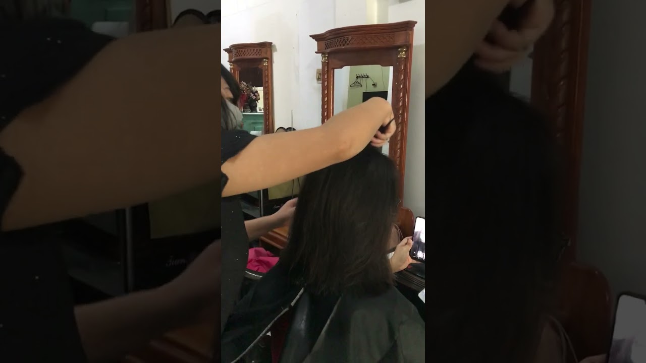 Long to Bob Haircut (Potong Rambut Bob)