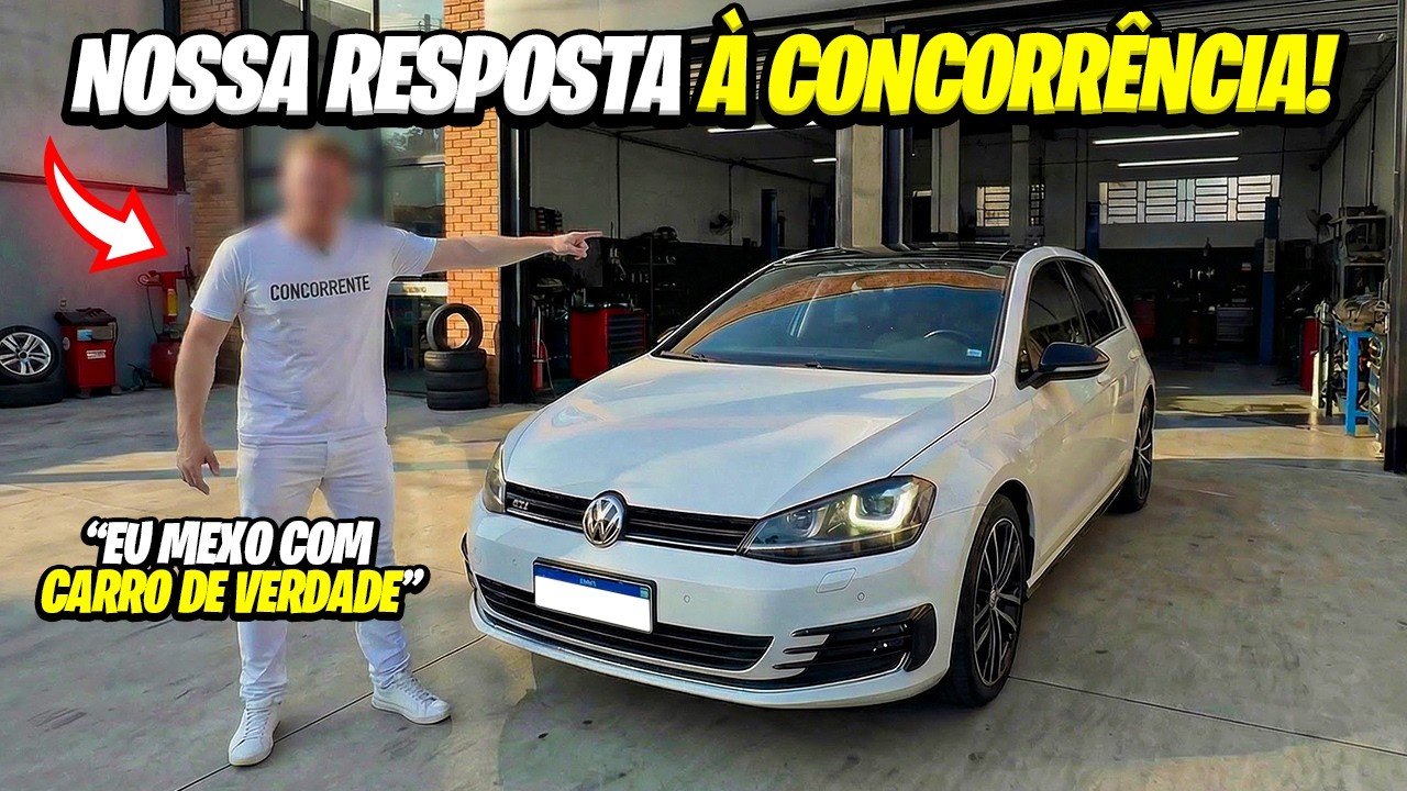 O CONCORRENTE TENTOU QUEIMAR O BENGA TV, MAS O CLIENTE DO GOLF 1.4 TSI VIU A VERDADE!