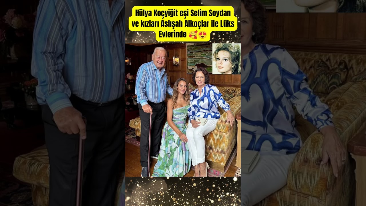 H&uuml;lya Ko&ccedil;yiğit eşi Selim Soydan ve Torunları Aslışah Alko&ccedil;lar ile L&uuml;ks Evlerinde #paraisletmecisi