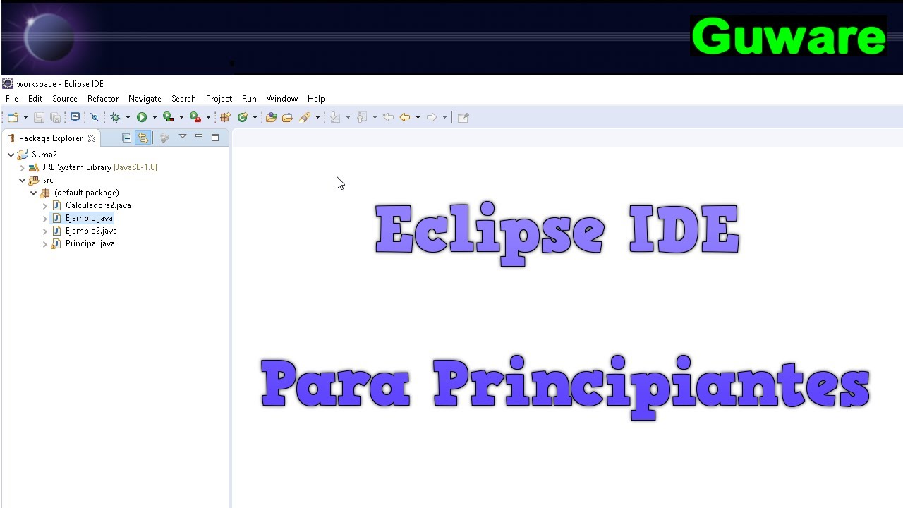 Eclipse IDE para principiantes: visión general de menús e interfaz