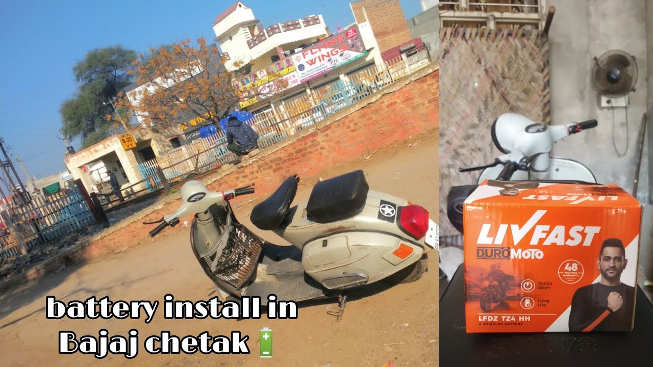 #part1 battery install in Bajaj Chetak full video full explain#bajaj #chetak #chetakmodified