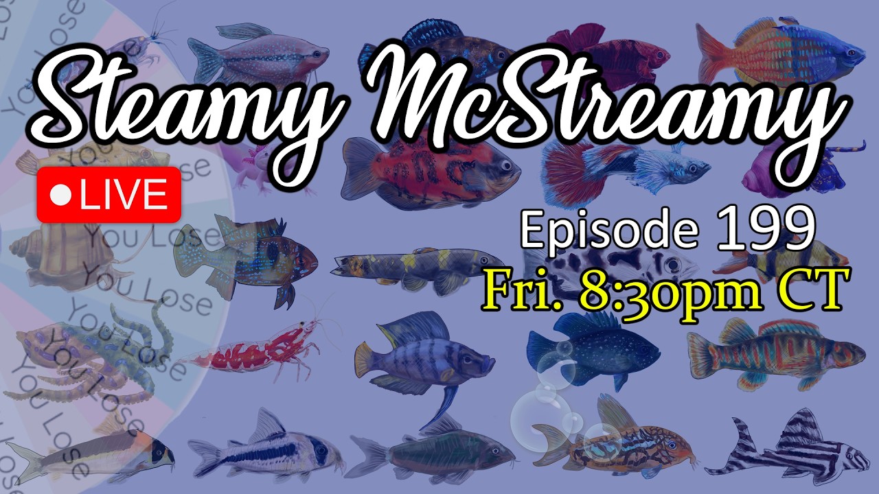 Aquarium Community Hangout, Play Games, Fish & Plant Chat, Happy Friday! (McStreamy 199)
