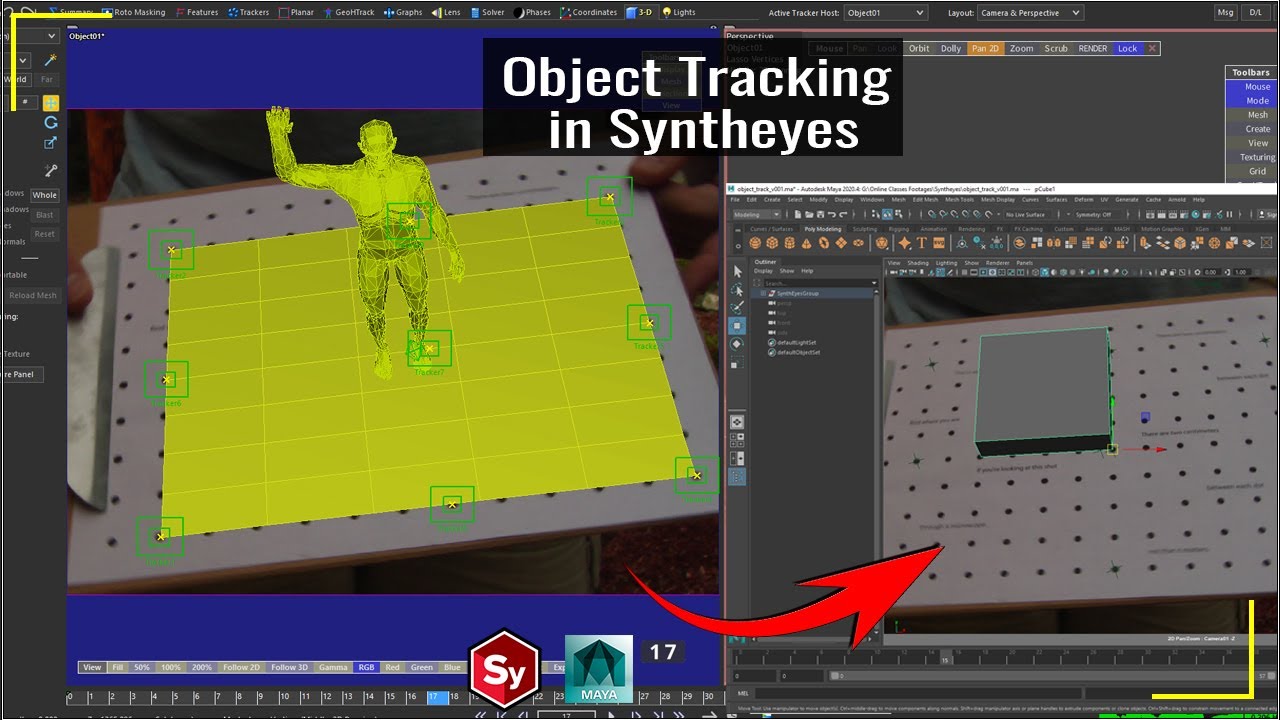 Object Tracking in Syntheyes | Syntheyes Object Tracking Tutorial