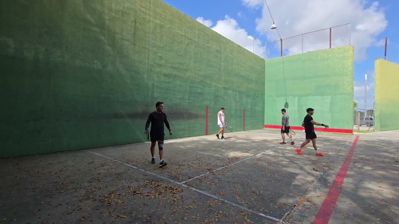 Killian Court ( Cancha Cubana ) Randy - David vs Rolando - Marlon