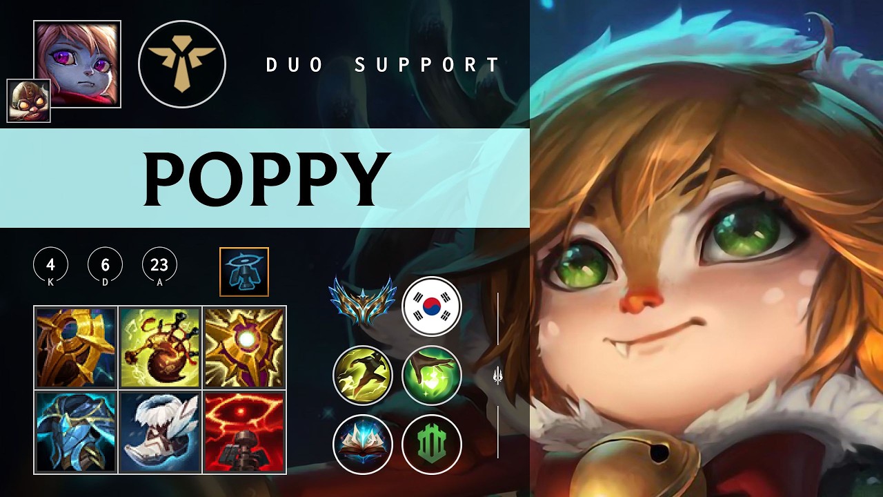 Poppy Support vs Alistar - KR Challenger Patch 26.04