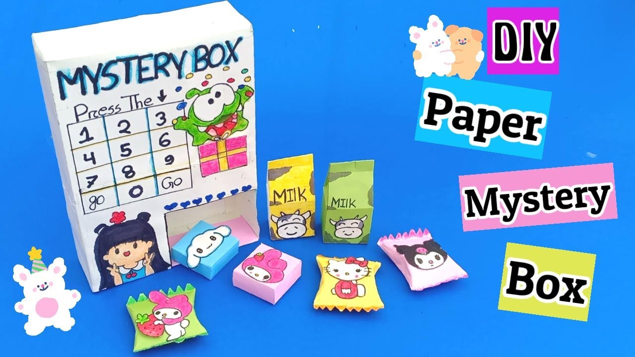 How to make paper Mystery box machine / DIY Paper Gifts Machine / Mystery Box machine