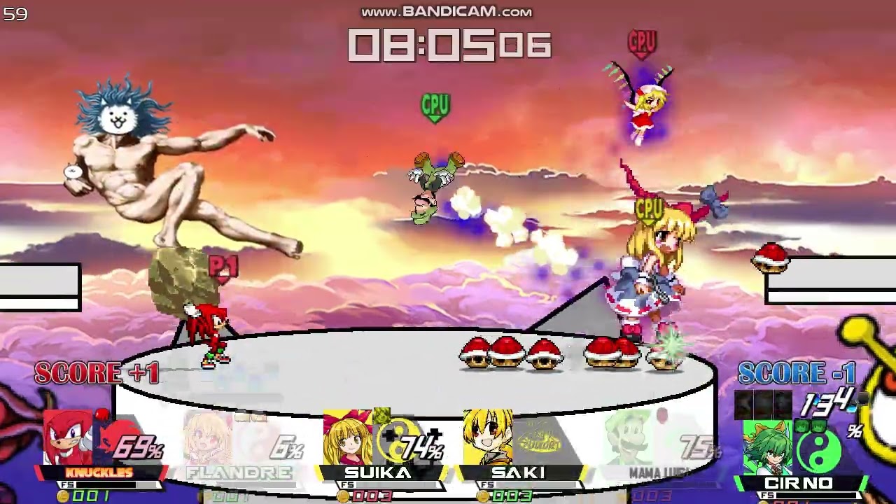 Smash Battles! Red Team vs Yellow Team vs Green Team