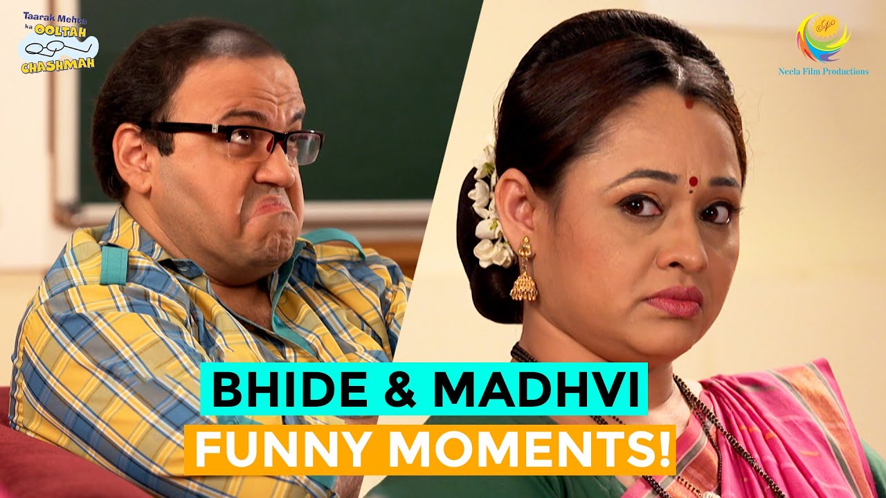 Bhide & Madhvi Funny Moments! | Comedy Scenes | Taarak Mehta Ka Ooltah Chashmah