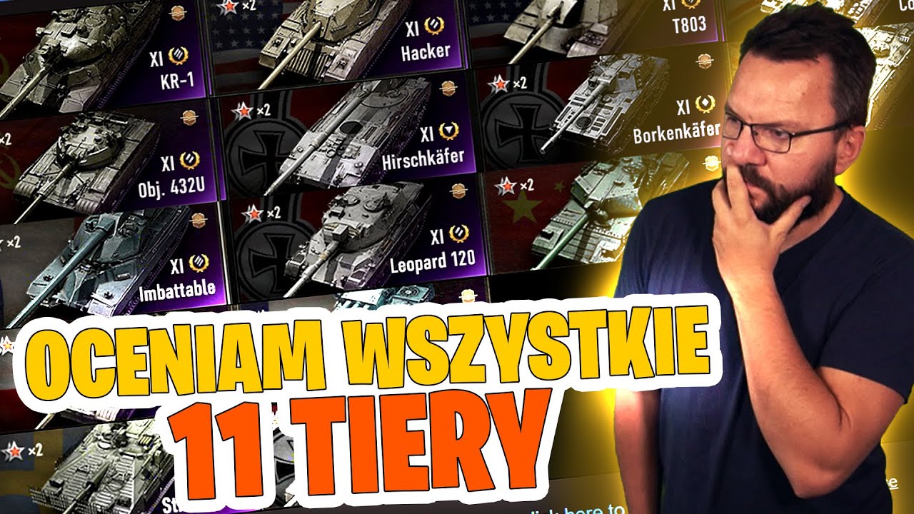 WIELKI RANKING 11 TIER&Oacute;W - World of Tanks 2.0