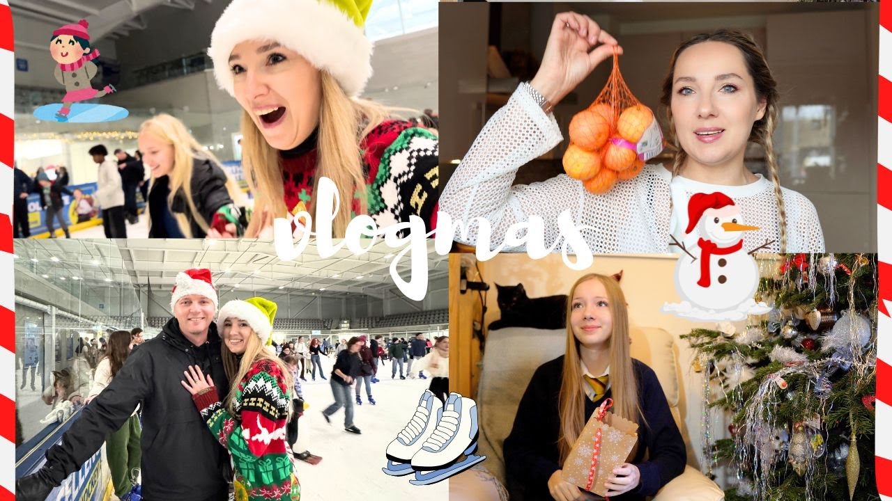 IDZIEMY NA ŁYŻWY TO NASZA TRADYCJA ⛸️  Zgubiłam prezent .. VLOGMAS