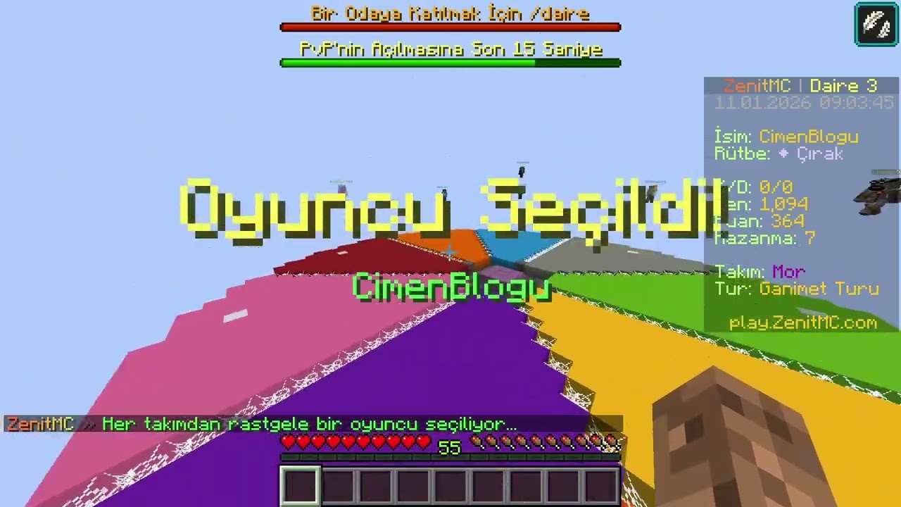 Daireden son çıkan oynadık
