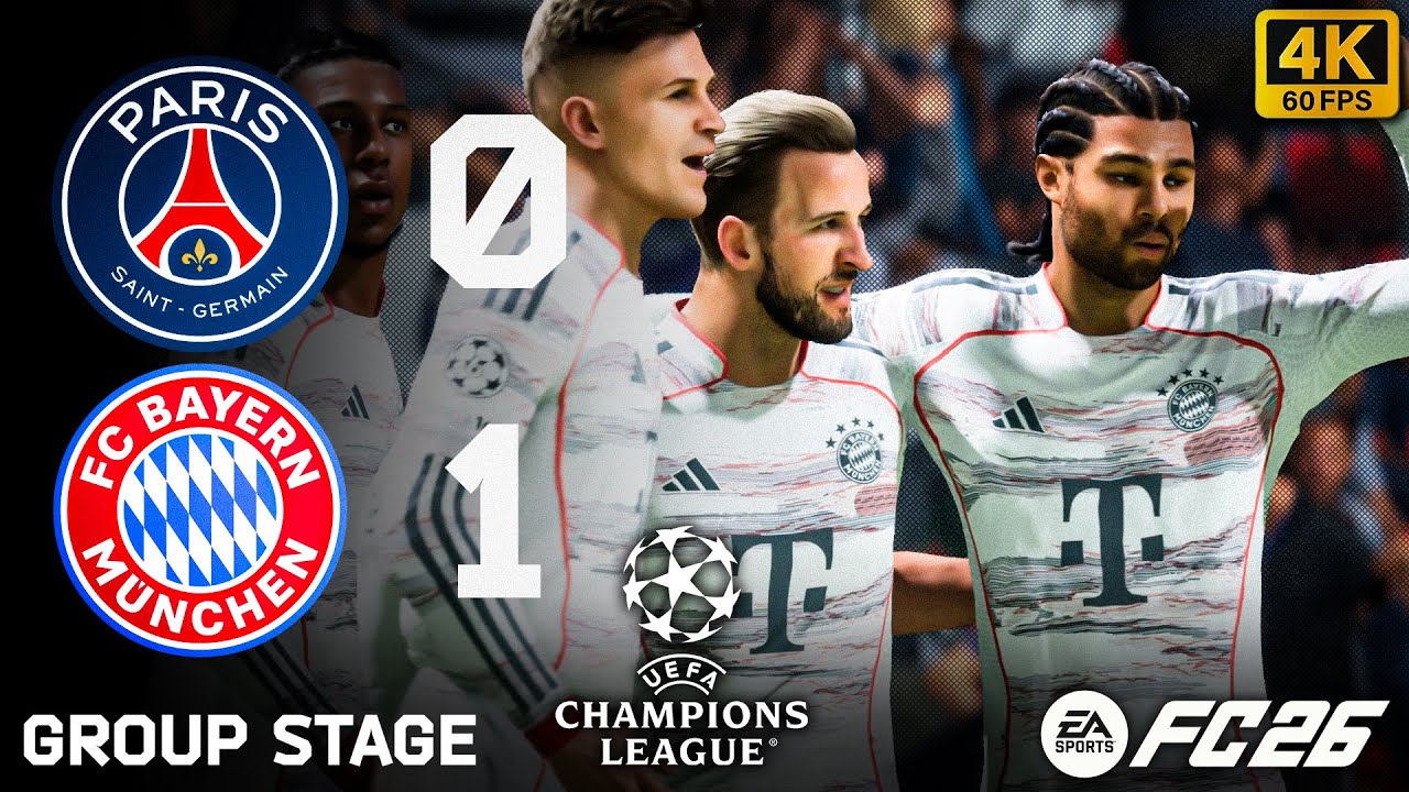 FC 26 - PSG vs Bayern Munich | Champions League | 4K 60FPS