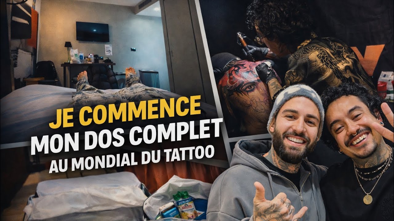 MONDIAL DU TATOUAGE PARIS – JOUR 1 (Backpiece start) 