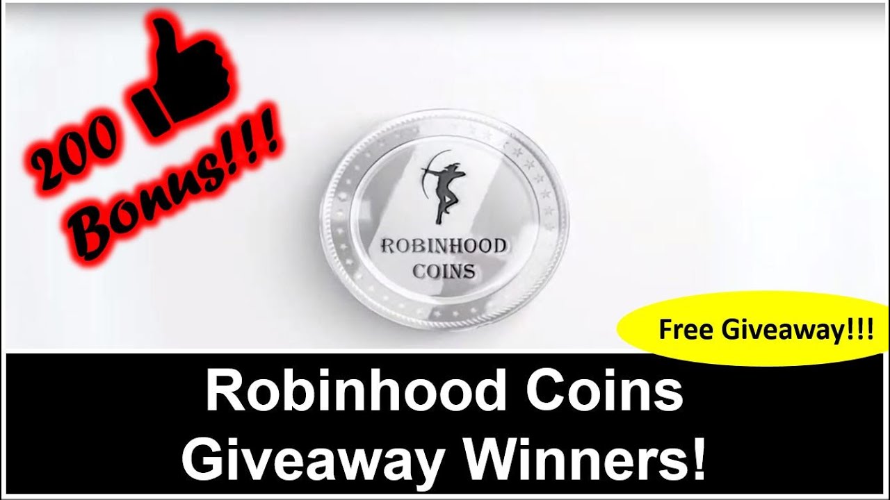 Robinhood Coins Giveaway Winners Week 20! Free Giveaway!