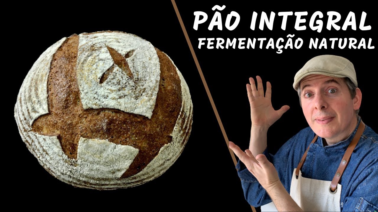 Aprenda um Pão Integral Incrível !!! Sem sova e com Fermento Natural !!! Aproveite !!!