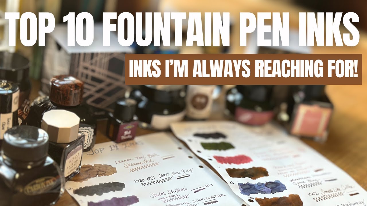 Fountain Pen Inks for Every Day Use! Diamine, Montblanc, Sailor, Kobe, Pilot & MORE!
