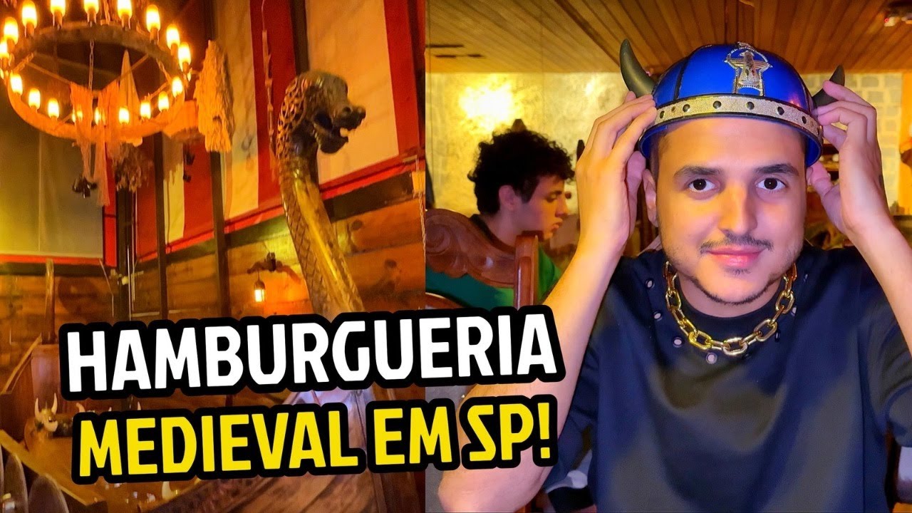 HAMBURGUERIA MEDIEVAL em SP - Taverna Medieval