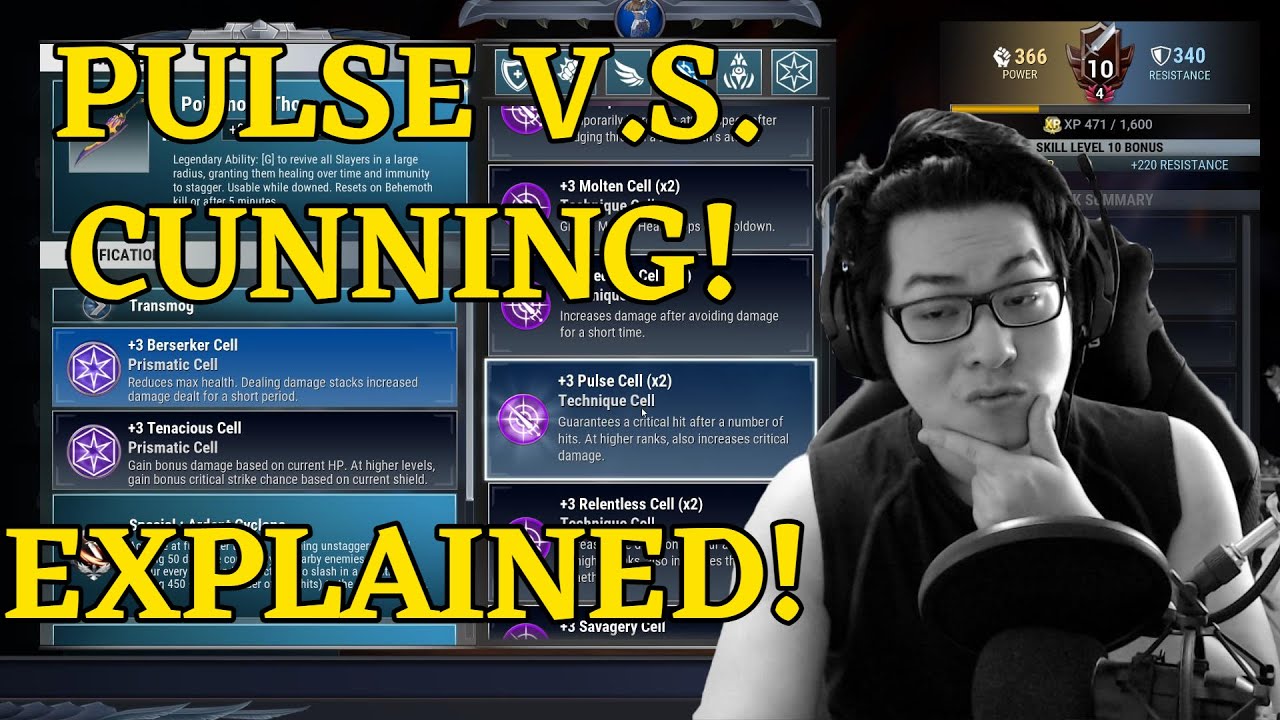 Dauntless Reforged - Pulse vs Cunning - Damage Mathematics Explained