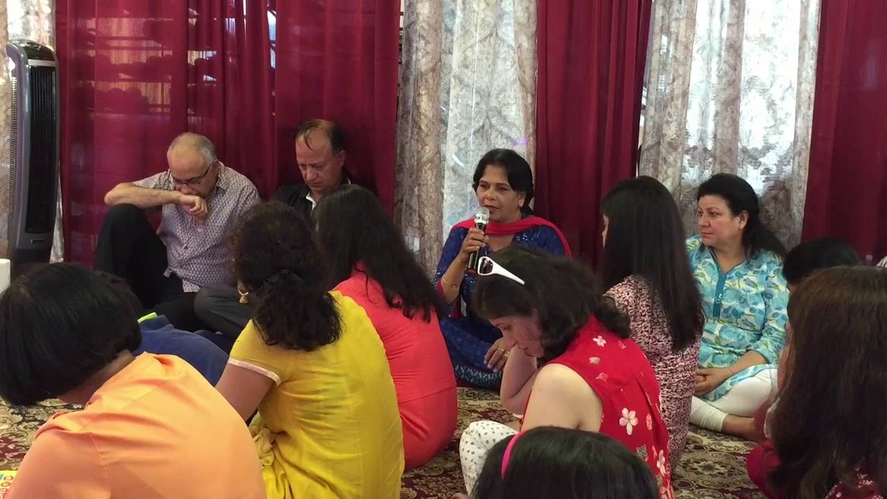 Sharma Aunty's Satsang on 29th May 2016 - JAI GURUJI!