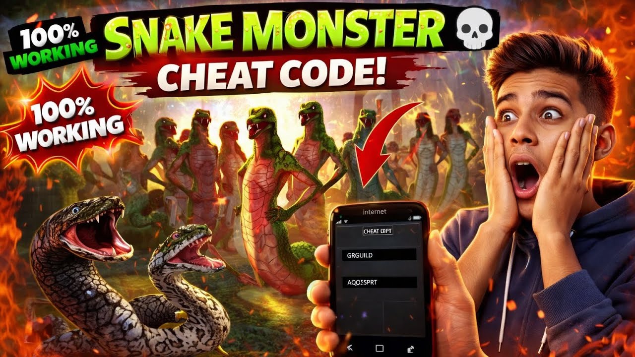 Monster Snake Cheat Code 🐍 || Indian Bike Driving 3d New Update || 