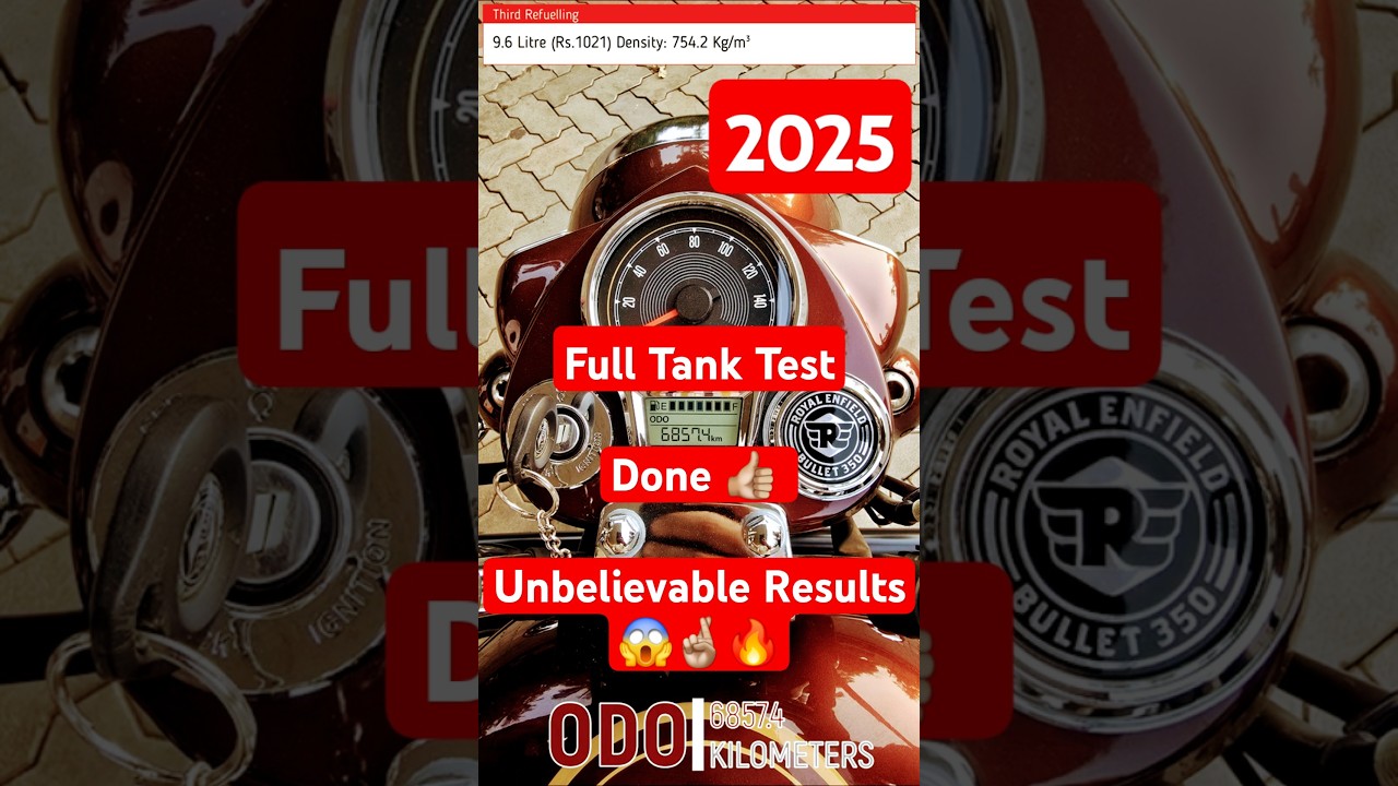 Тест пробега Royal Enfield Bullet 350 Standard 2025 | Потрясающие результаты! #REBullet350 #Пробе...