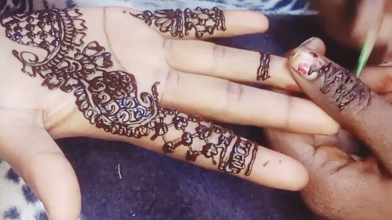 Beautiful #mehndi #design#