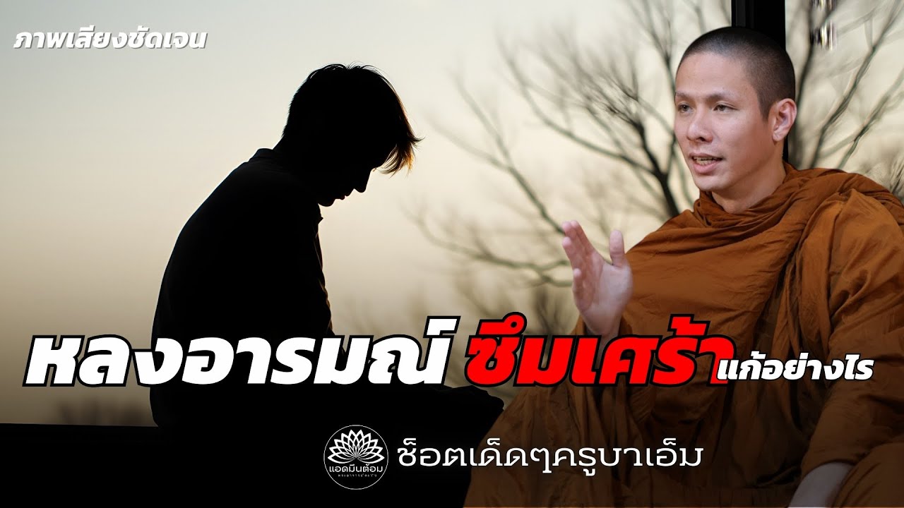 หลงอารมณ์ซึมเศร้าแก้อย่างไร? #ครูบาเอ็ม #พระอาจารย์ตะวัน #สำนักสงฆ์ถ้ำแจ้ง #ธรรมะ #โรคซึมเศร้า