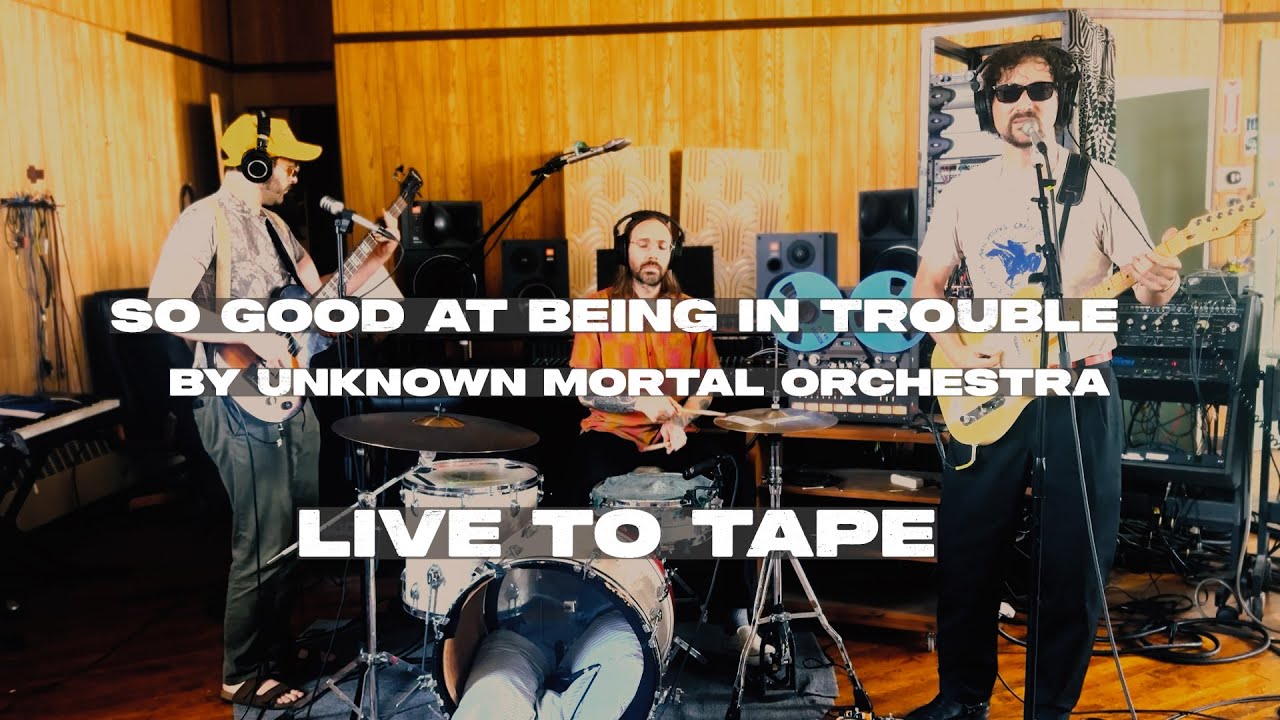 Live to Tape on Tascam 38 – So Good at Being in Trouble (@unknownmortalorchestra Cover)