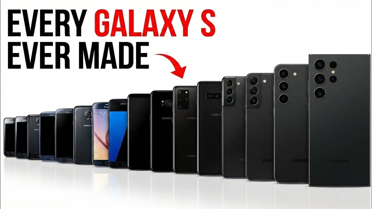 Every Samsung Galaxy S Ever Made (The Complete History)