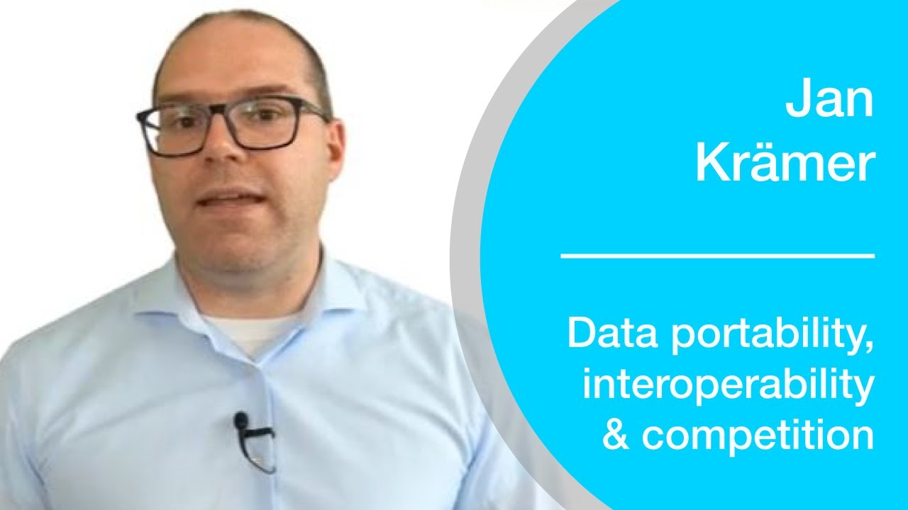 Jan Kr&auml;mer on how data portability can affect competition