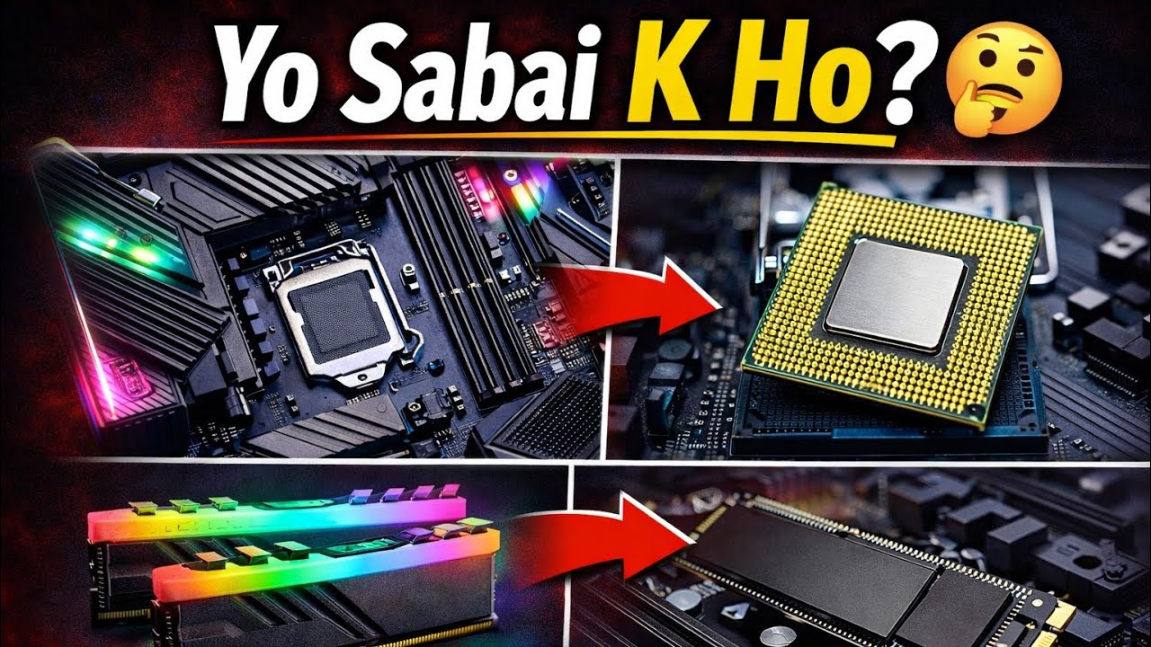 How Every PC Part Works — Explained Simply in Nepali