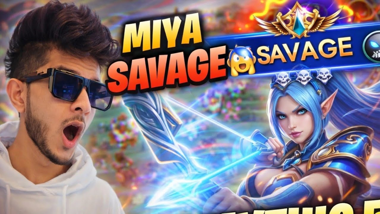 moba legends 5v5 miya 34kills savage #miyasavage #miya #mlbb 