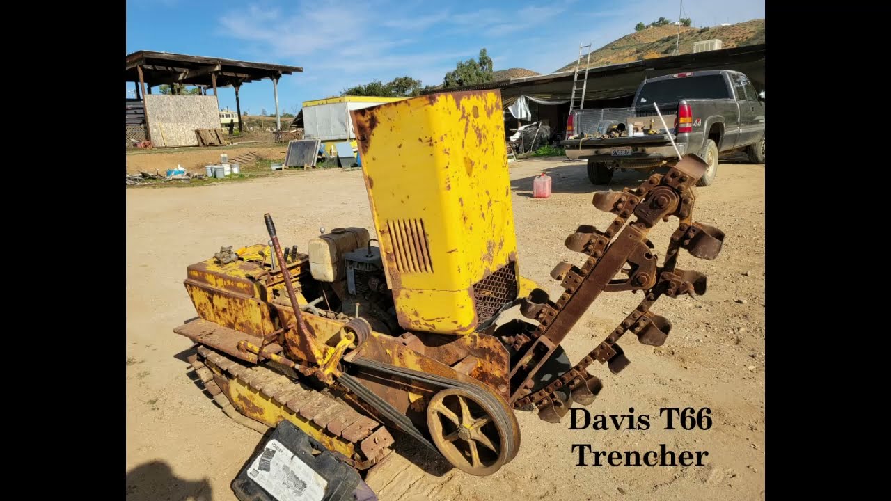 Davis T66 Trencher, Dec. 3, 2022