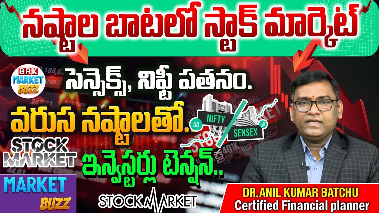 Analyst Anil Kumar Batchu Shares Latest Market | Nifty & Sensex | stocks@BRK Market Buzz