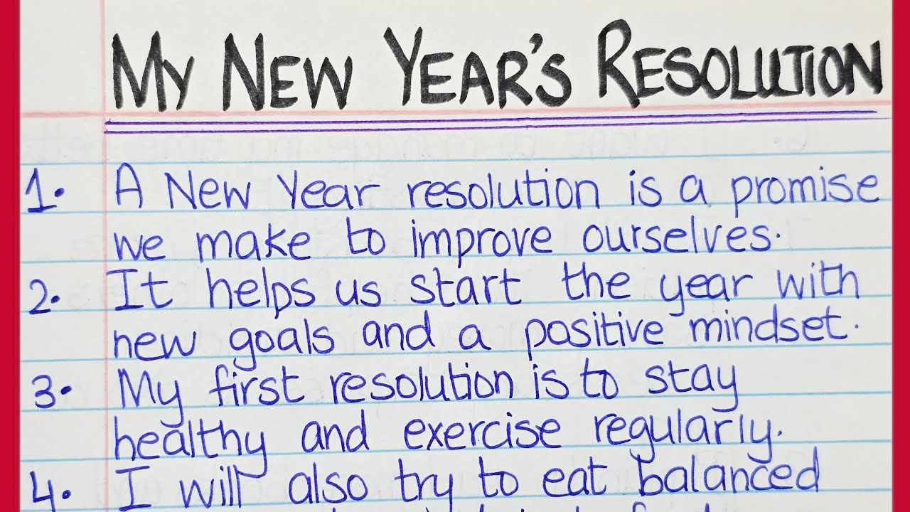 My New Year Resolution 2026 | 10 Important New Year Resolutions | New Year Resolution |