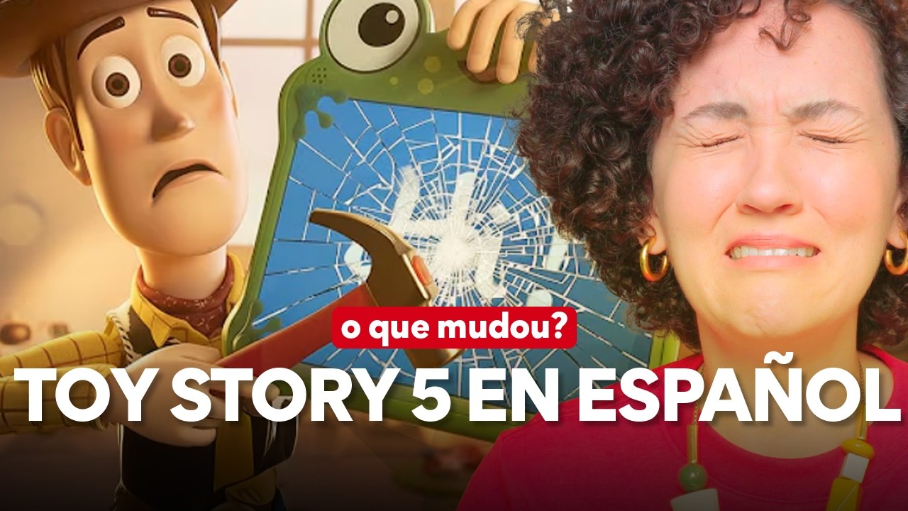 TOY STORY 5: Reação ao Trailer em Espanhol (E as Diferenças de Linguagem!)