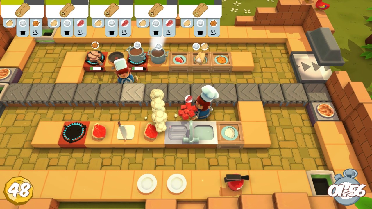 [Overcooked - DLC The Lost Morsel] Solo 1-1 3☆
