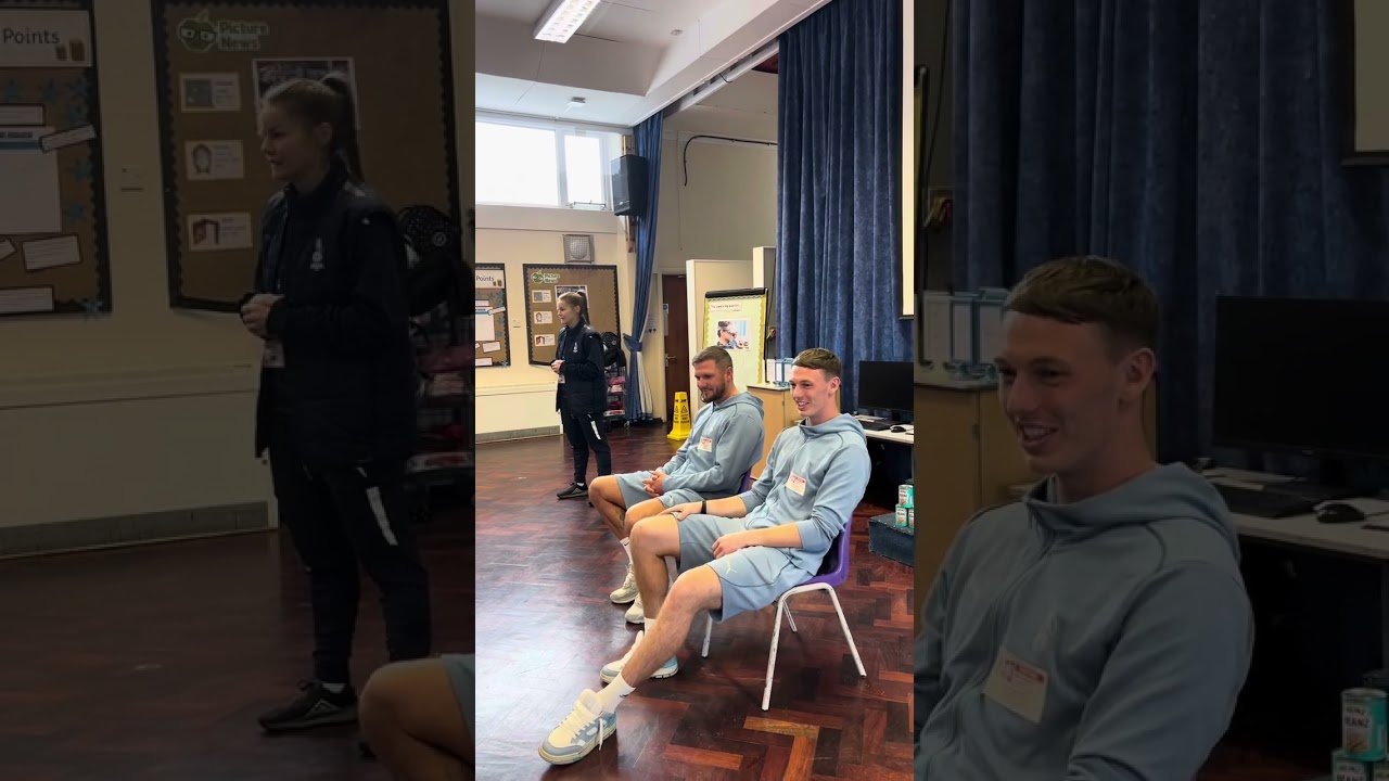 James Norwood and Scott Maloney visit Holy Cross CofE September 2024