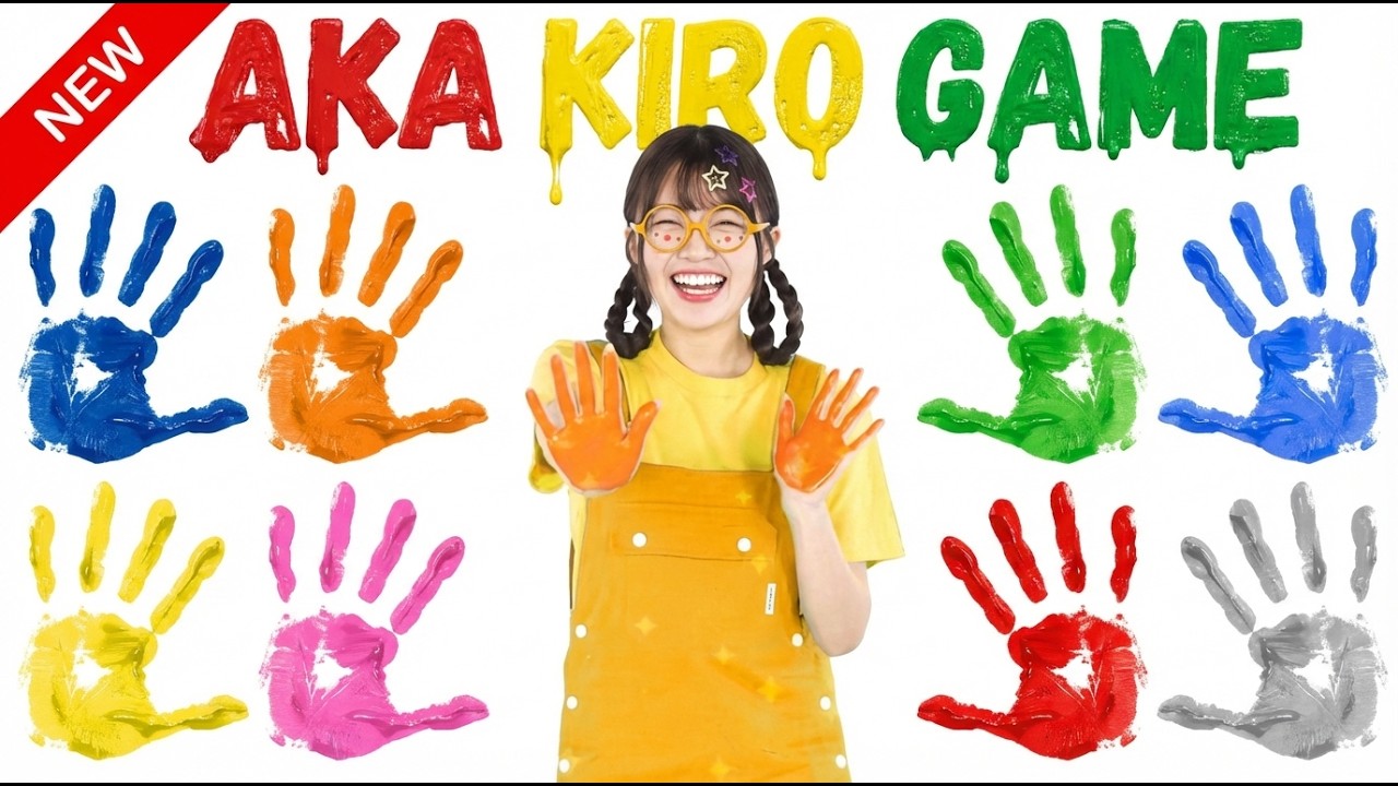 AKA! KIRO! AKA! SHIRO! AO! KIRO! | VIRAL TREND! Color Mixing | immersive interactive