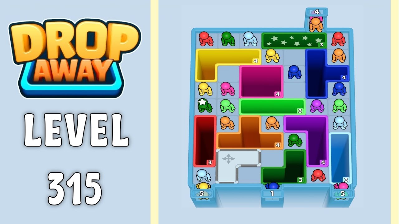 Drop Away level 315 solution