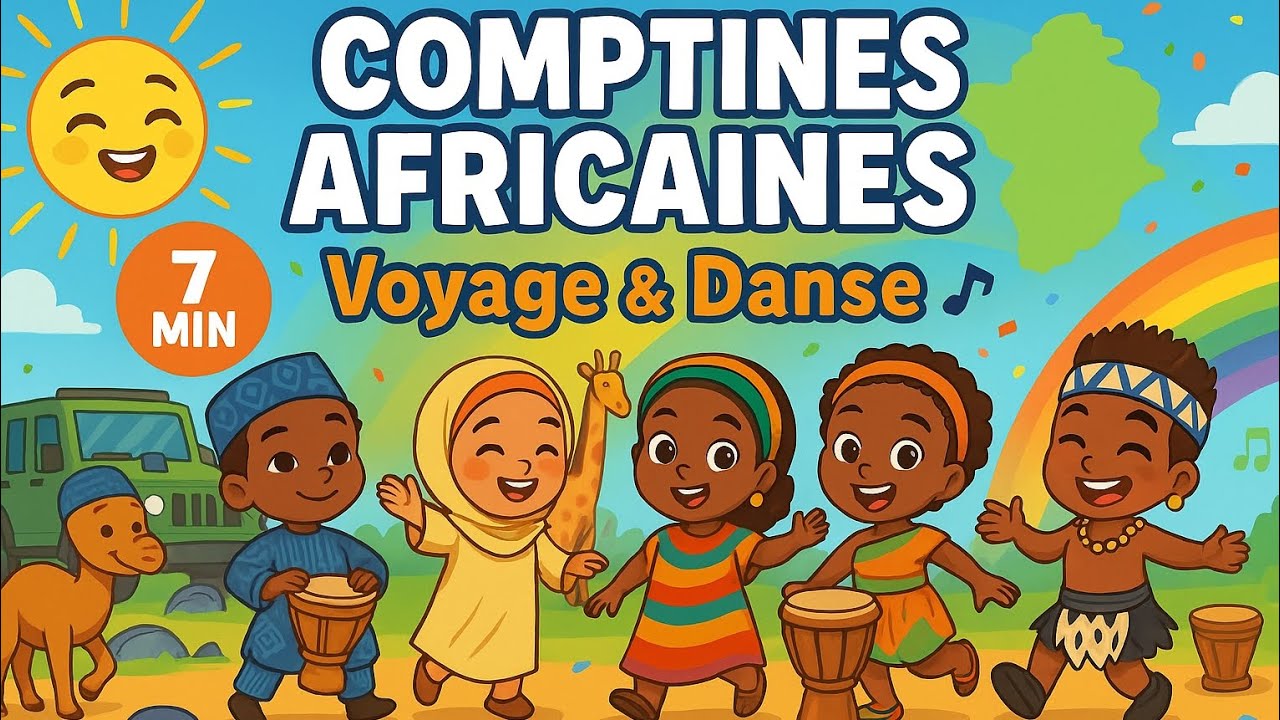 Voyage magique | Comptines Africaines 🌍 | 7 minutes de voyage et de danse avec TamTamKids