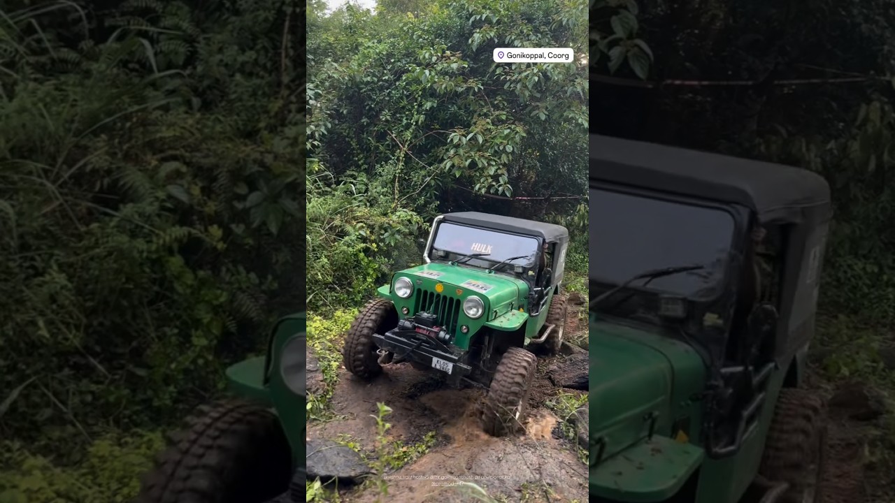 COORG OFFROAD CHALLENGE 2025 HULK MAHINDRA JEEP 4X4 #4x4 #offroad #4x4jeep #jeep #offroading #coorg