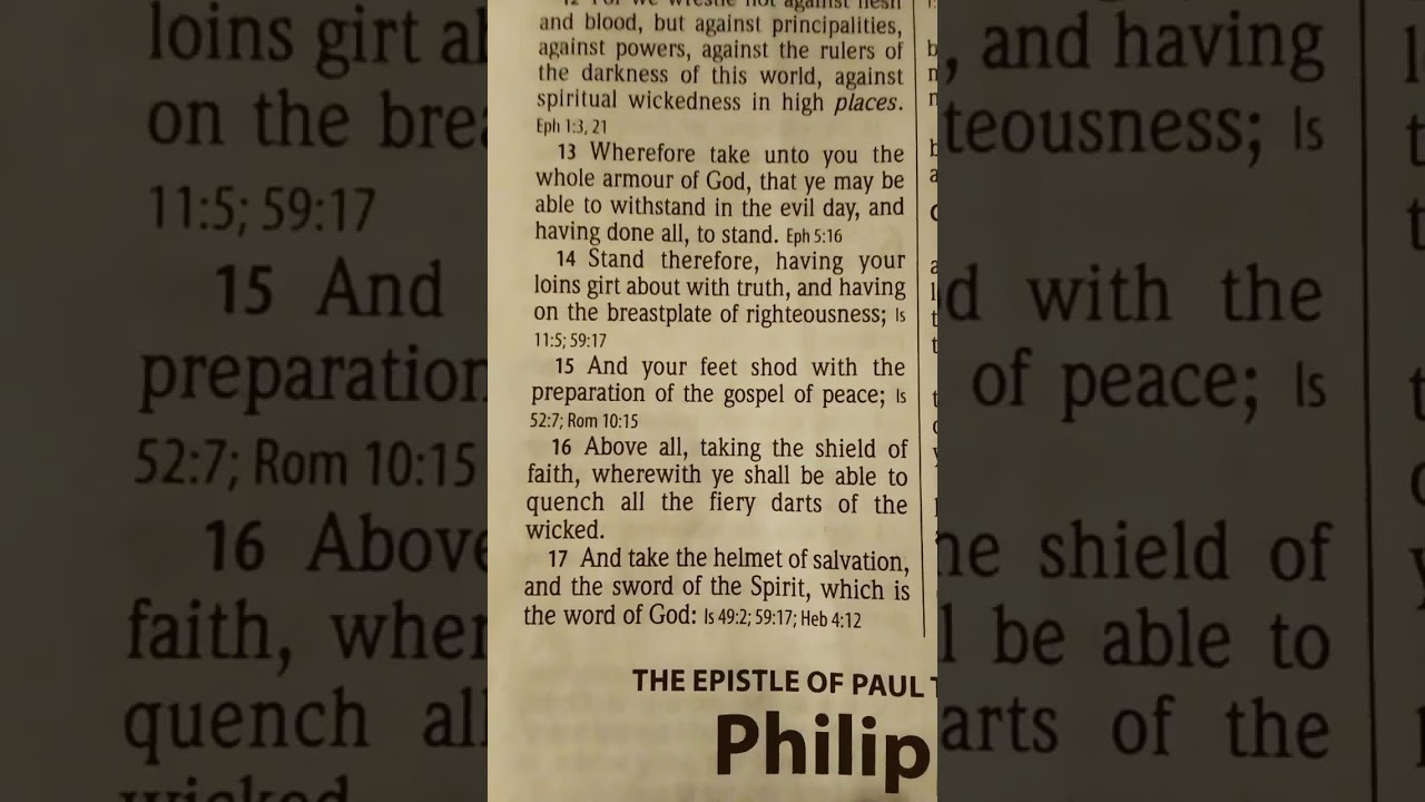 Ephesians 6:11-17 KJV