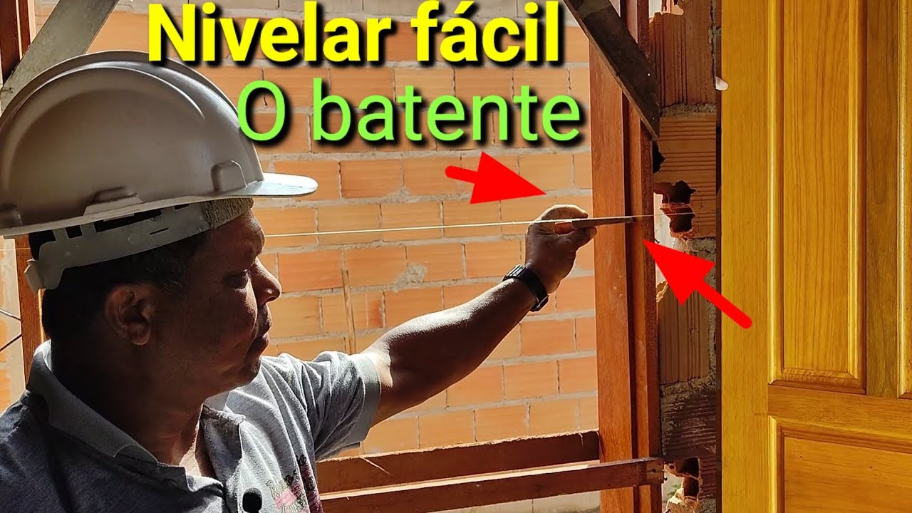 T&eacute;cnica simples nivelar batente pr&aacute;tico e r&aacute;pido!