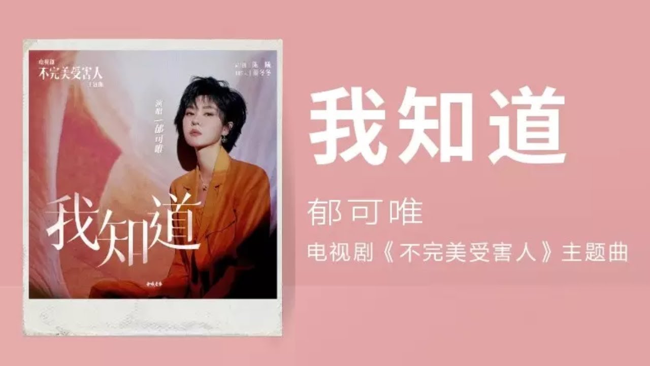 郁可唯《我知道》-《不完美受害人》电视剧主题曲高音质歌词版|Yisa Yu