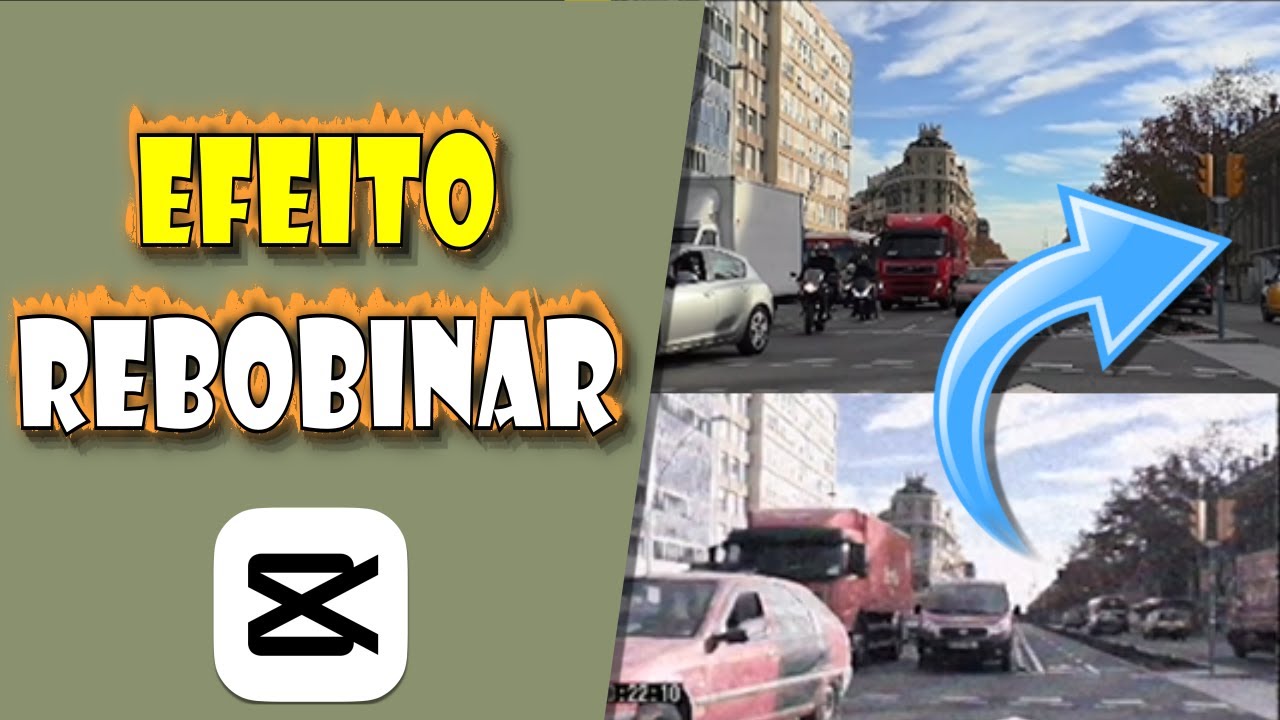 Efeito FITA REBOBINANDO no Capcut PC
