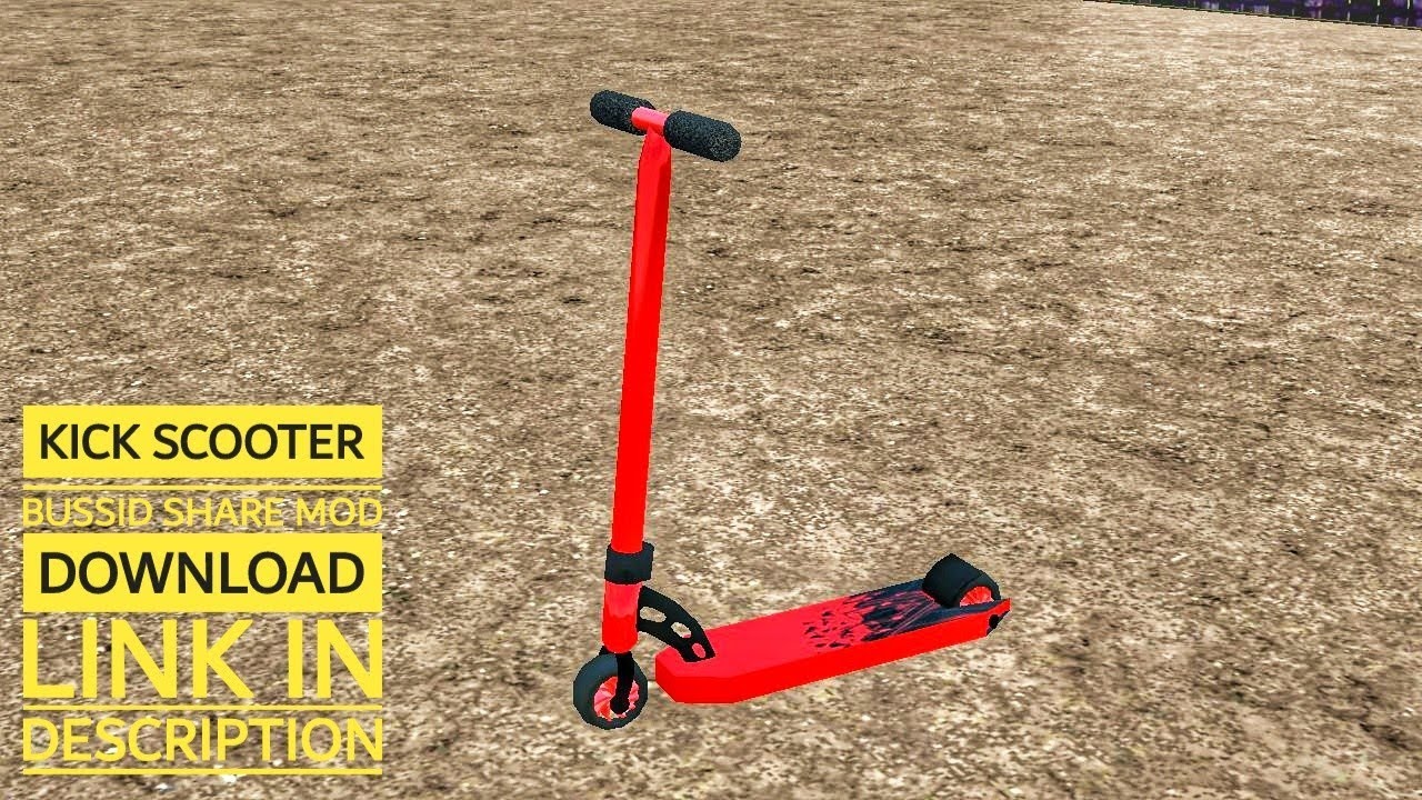 Bussid _ Kick scooter mod for bus simulator Indonesia _bussid bus mod