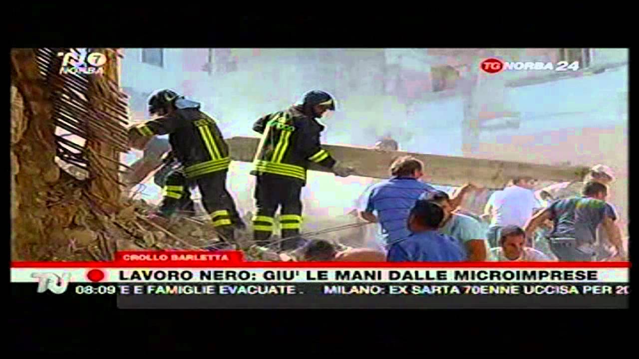 Microimprese Barletta Crollo di Via Roma. TgNorba24